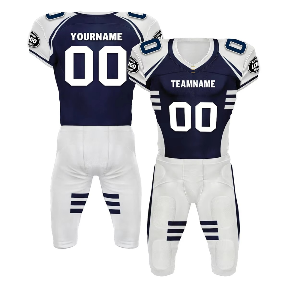 Logo American Football Uniform Kit Sublimated Jersey - Image 5