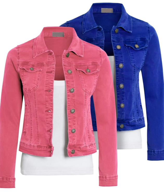 Men's Vintage Distressed Ripped Casual Denim Jacket