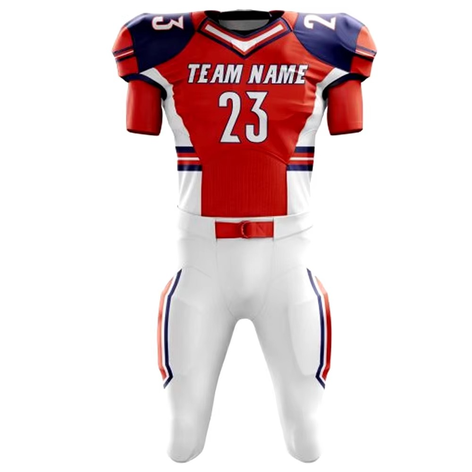 High American Football Uniform Set Embroidery Logo - Image 4