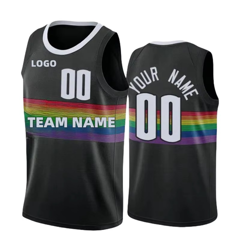 Sports Wear Basketball Jersey Front Logo Sleeveless