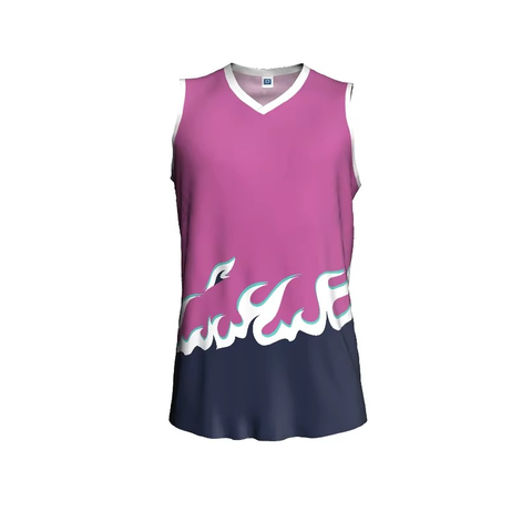 Sublimation Mesh Sleeveless Basketball Jerseys Printed Short