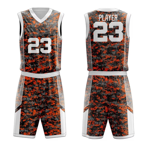 Arrival Sublimation Printed Polyester Basketball Uniform Xs